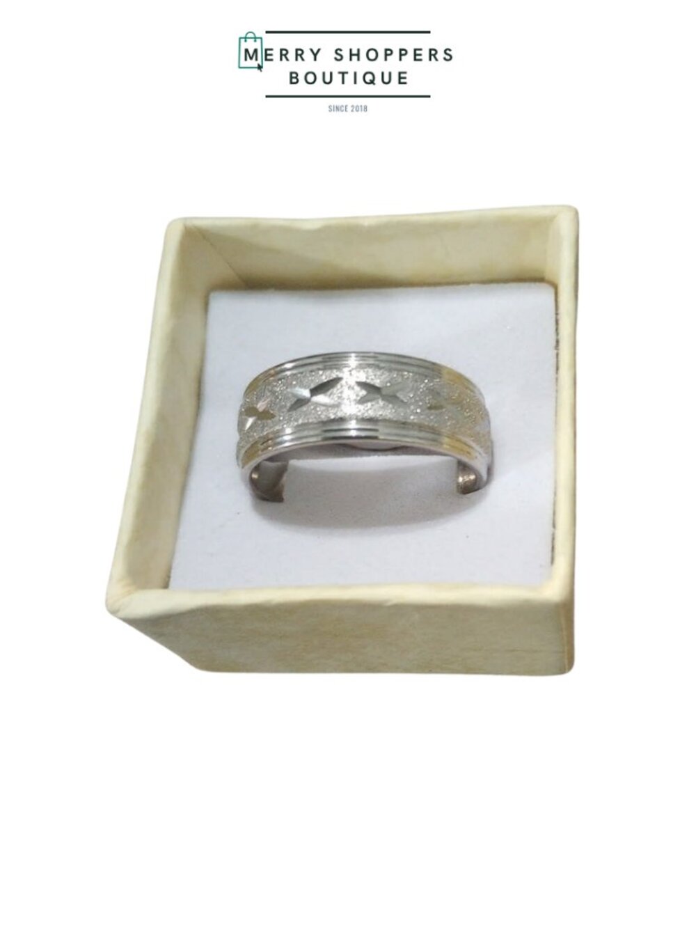 Sterling Silver Cross Pattern Ring